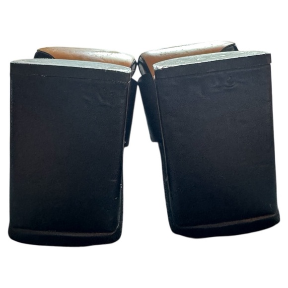 Zara Black Heeled Mules with Modern Design - Picture 4 of 8